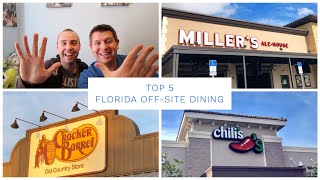 Florida Offsite Dining - Our Top 5 restaurants!