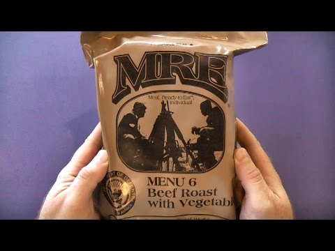 MRE Review - Menu 6 - Beef Roast with Vegetables (2012)