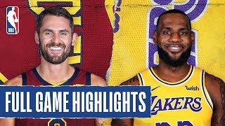 Download the video "CAVALIERS at LAKERS | FULL GAME HIGHLIGHTS | January 13, 2020"