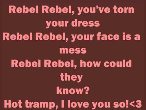 David Bowie - Rebel Rebel - Lyrics