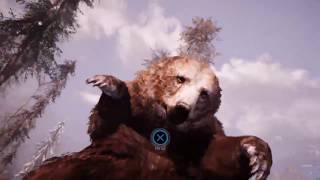 Friday Caveman Love (with bear mauling!)