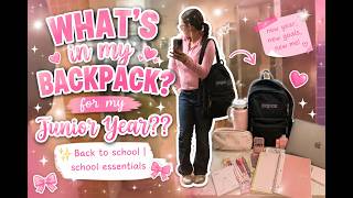 🎒 What's in My Backpack for Junior Year! ✨ Back to School 2026 | School Essentials