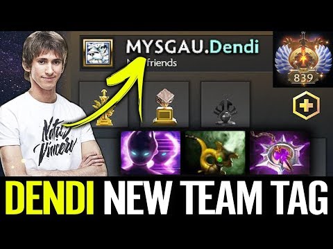 Dendi NEW TEAM TAG - Spectre Hard Carry Safe Lane Dota 2