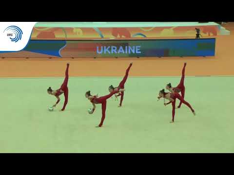 Ukraine - 2018 Rhythmic Europeans, 3 balls and 2 ropes final