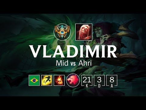 Vladimir Mid vs Ahri - BR Challenger Patch 8.14