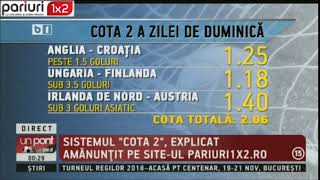 Cota 2 UPZ: Varianta de duminica, 18 noiembrie