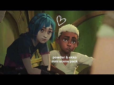 powder & ekko mini scene pack | arcane s1 + enemy mv | 1080p