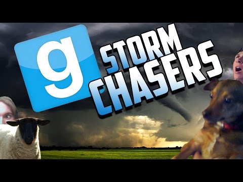 GMOD STORM CHASERS FUNNY MOMENTS - MY TORNADO!!