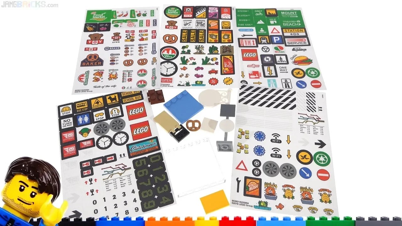 🔄 ❤ LEGO Xtra Brick Stickers review! Set 853921 re upload 20190328