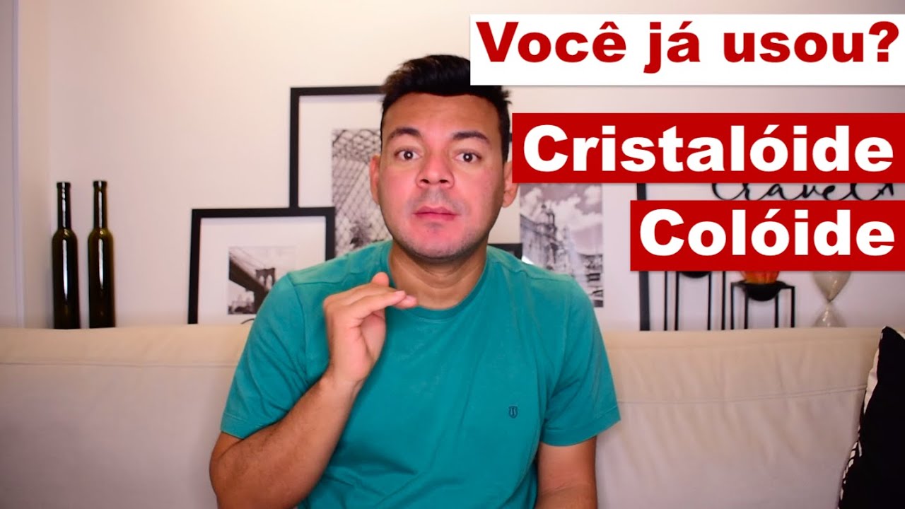 Qual a diferença do Soro Cristalóide e Colóide?