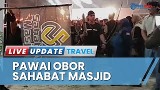 Ribuan Warga Ikuti Pawai Obor Meriahkan HUT Sahabat Masjid di Kota Palu, Peringati Maulid Nabi