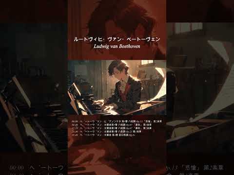 ベートーヴェン Beethoven：交響曲&ピアノソナタ ~７曲入り~#classic #symphony #クラシック #piano #ピアノ #music #classicalmusic