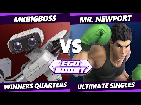 EGOBOOST - MKBigBoss (ROB) Vs. Mr.Newport (Little Mac) Smash Ultimate - SSBU