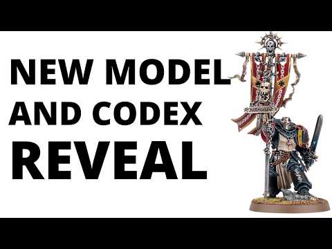 New Model + Next 40K Codex Revealed - Black Templars Incoming!