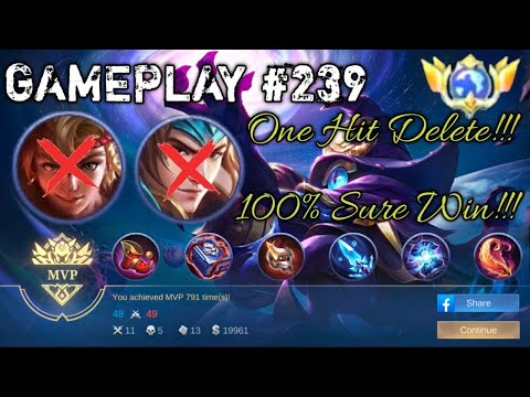 Cyclops MVP Gameplay #239 (Best Build One Hit Delete Yin & Zilong!) - MLBB