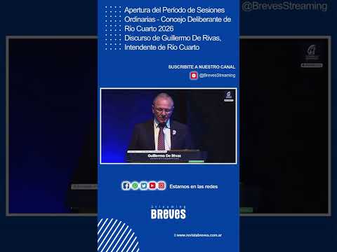 Apertura del Período de Sesiones Ordinarias - Concejo Deliberante de Río Cuarto 2026
