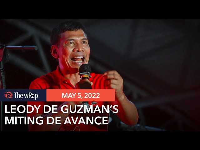 Leody De Guzman says there’s no hope with rich, famous candidates