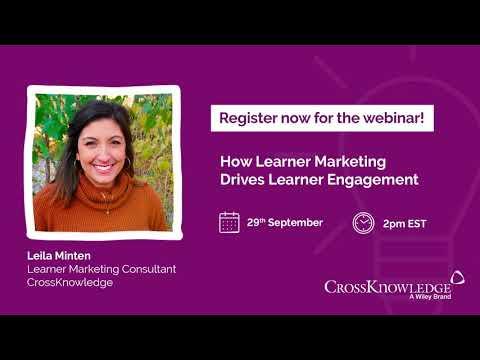 Webinar : How Learner Marketing can drive Learner Engagement