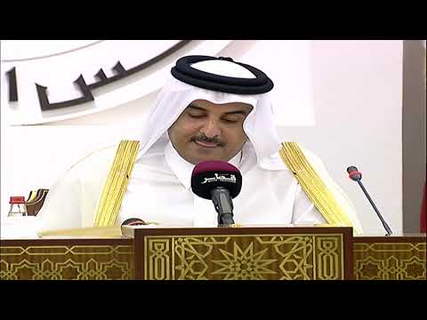 خطاب سمو الامير في افتتاح الدورة الـ42 لمجلس الشورى