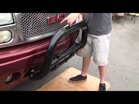HOW TO INSTALL A BULL BAR - YUKON, SUBURBAN, TAHOE 00-06