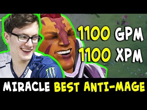 When MIRACLE picks ANTI-MAGE — 1100 GPM 2x Butterfly BUILD