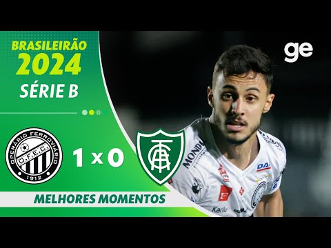Gols e lances de Operário x América-MG