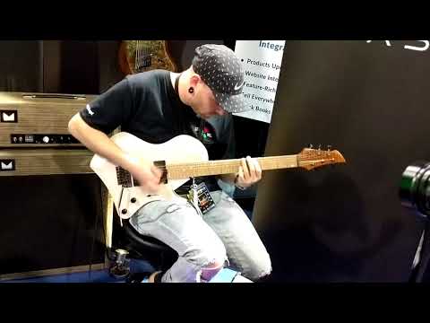 Aaron Marshall of Intervals Playing at the Abasi Guitars Booth Namm 2018 Part 2