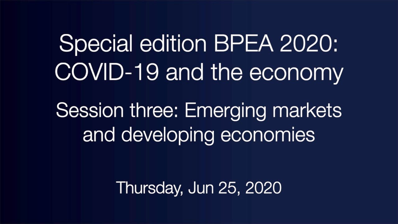 Session three: Emerging markets and developing economies