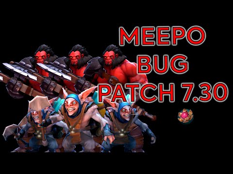 Meepo bug in Dota 2 patch 7.30