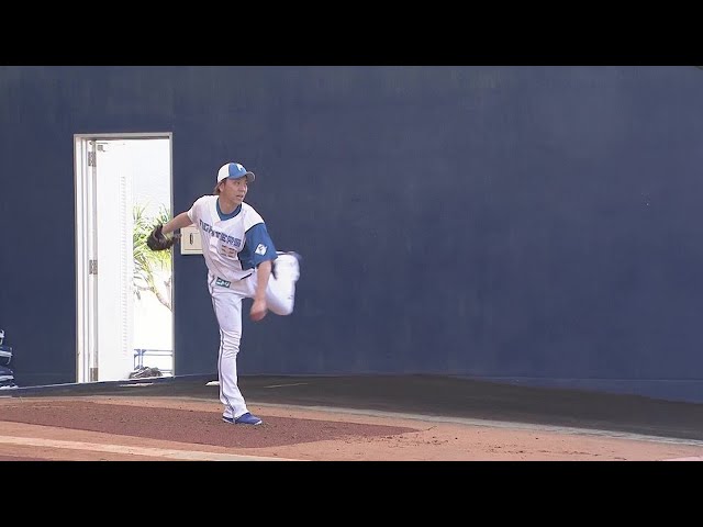 【春季キャンプ】ファイターズ・宮西尚生が投球練習を行う!! 2022年2月1日 北海道日本ハムファイターズ