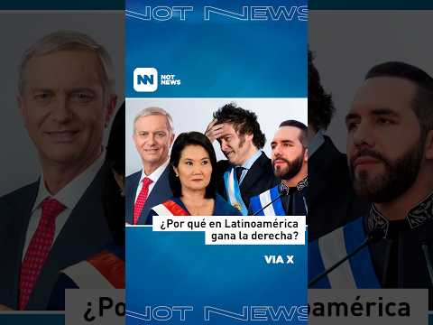 ¿Por qué en Latinoamérica gana la derecha?🤔 Revive #NotNews en nuestro canal de YouTube🖥️