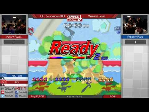 CFL Smackdown 140 Melee - Kuya + Panda vs Father + Kaike - Doubles Winners Semis