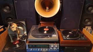 Aren&#39;t You Glad You&#39;re You. Bing Crosby. Decca 78rpm Record. Dual 1214 1970s German Hi-Fi Turntable
