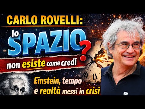 Carlo Rovelli: lo SPAZIO non esiste come credi (Einstein, tempo e realtà messi in crisi)