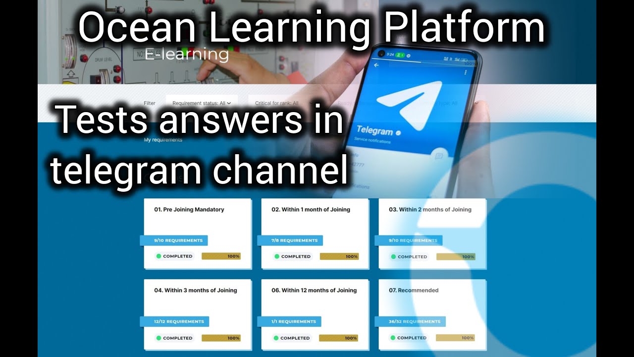 OCEAN LEARNING PLATFORM TESTS ANSWERS IN TELEGRAM CHANNAL!