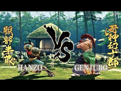 LEVEL 5 Hanzo Hattori VS Genjuro Kibagami Samurai Shodown 2019 BATTLE DEMO