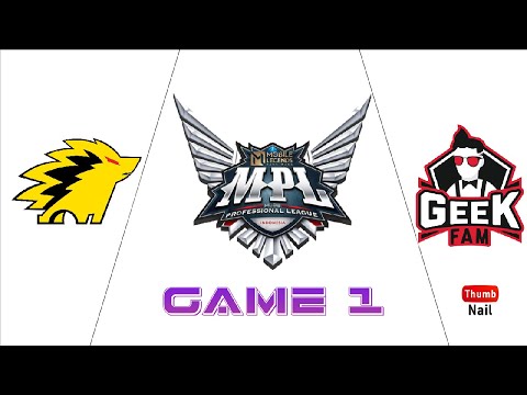 ONIC ESPORTS vs GEEK FAM GAME 1 MPL ID SEASON 15