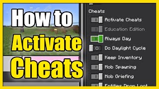 How to Activate Cheats in Minecraft World (Easy Tutorial)