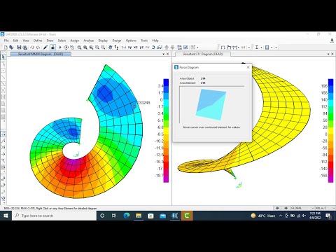 Helical Stairs | Helical Stairs Modeling in SAP2000
