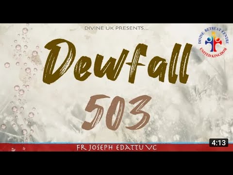 Dewfall 503 - our competence is from God