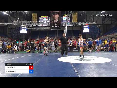 106 Lbs Cons 16 1 Clarence Moore California Vs Archer Heelan Nebraska