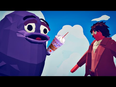 GRIMACE VS UNITS IN TABS | Totally Accurate Battle Simulator