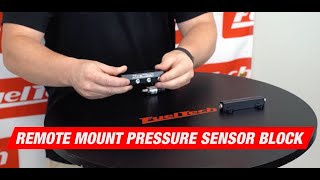 Billet Remote Pressure Sensor Mounting Block - video thumbnail 3