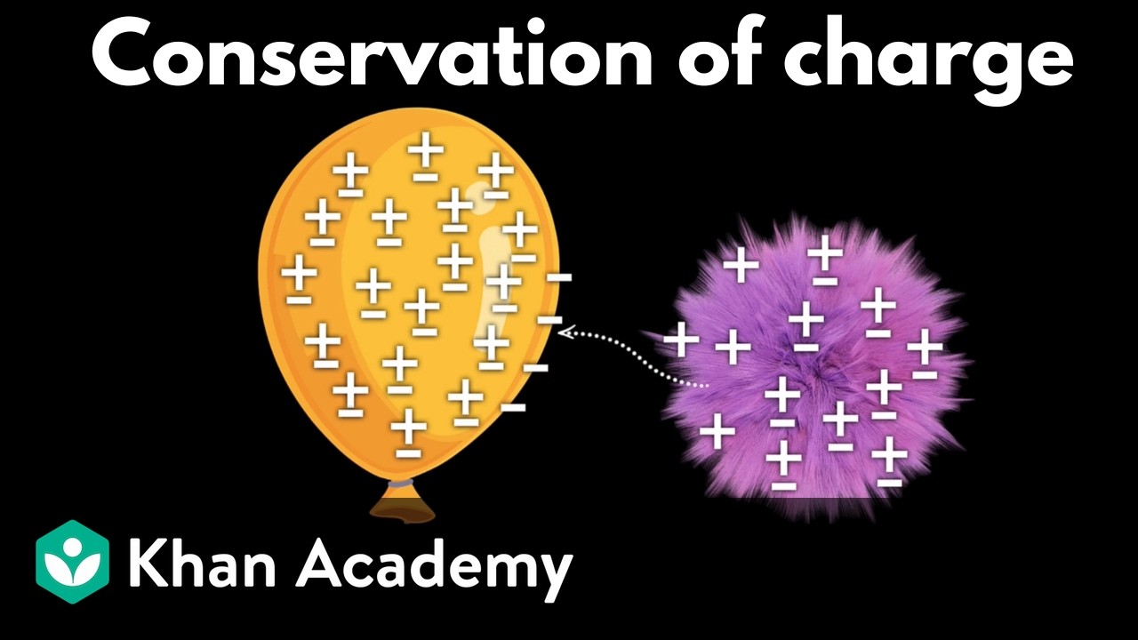 Conservation of electric charge | AP Physics | Khan Academy