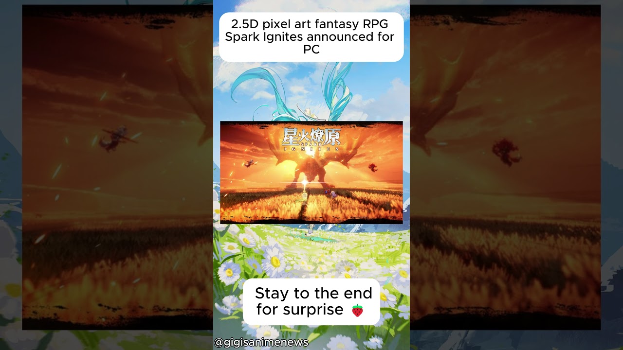 2.5D pixel art fantasy RPG Spark Ignites announced for PC