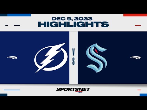 NHL Highlights | Lightning vs. Kraken - December 9, 2023