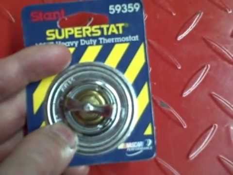 Opening a Car Automobile Stant Thermostat using Boiling Water