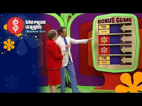 Funny and Sweet Contestant Plays Bonus Game for a New Color TV | The Price Is Right 1985