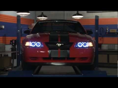 Mustang Raxiom Chrome Projector Headlights - Dual CCFL Halo (99-04 All) Review