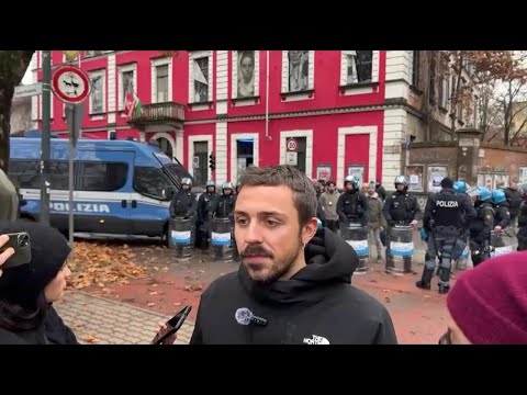 Sgombero ad Askatasuna, gli attivisti: "Colpite le lotte pro Palestina"